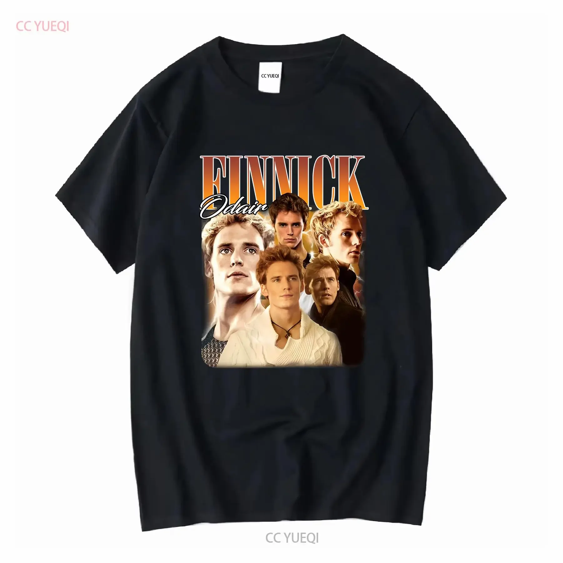 Limited Finnick Odair T Shirt Character Movie Series Actress Bootleg Ret long or short sleeves vintage Washed Casual fashion