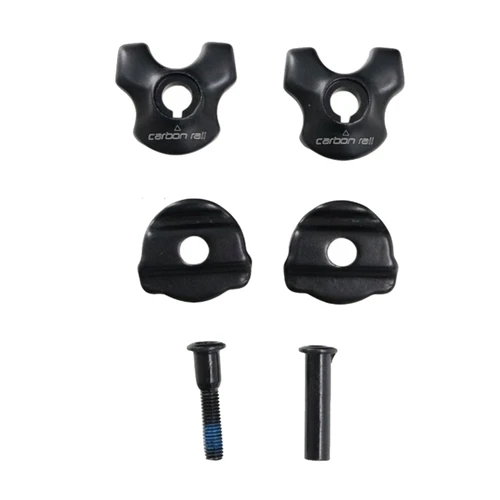 Imagen 1 del producto Abrazadera de tija de sillín de bicicleta, adaptador de rieles de sillín de carbono, tubo de tija de sillín de bicicleta, Clips ovalados/redondos, accesorios de ciclismo, 7x9mm, nuevo