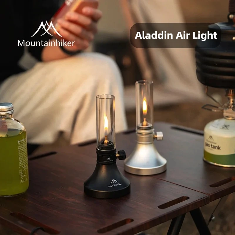 

Mountainhiker Banner Gas Lamp Outdoor Camping Portable Aluminum Alloy Lighting Candlestick Candle Creative Ambient Light
