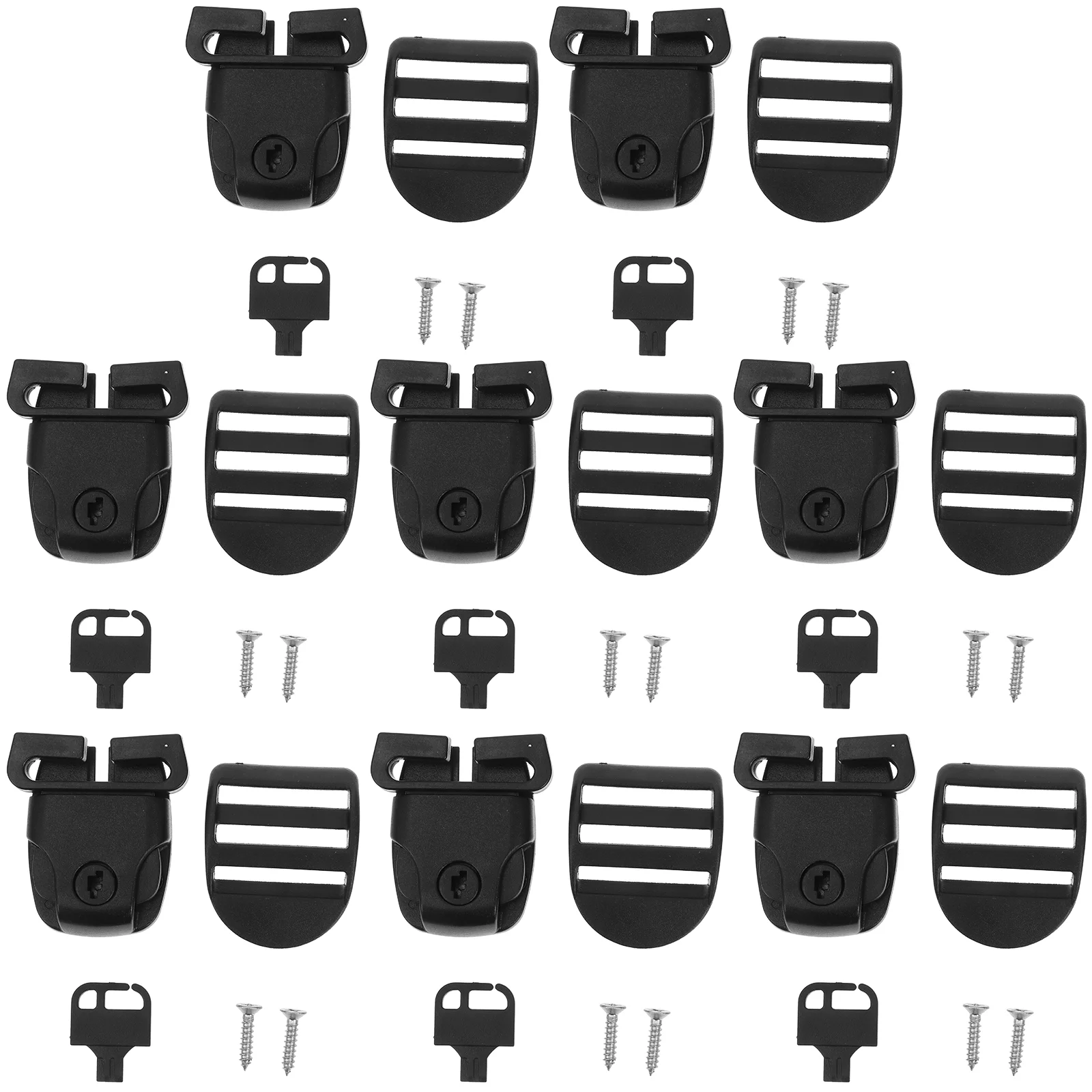 

8 Pcs Latch Spa Cover Locks Hot Tub Center Heavy Duty Wind Straps Abs Clip Replacement Kit