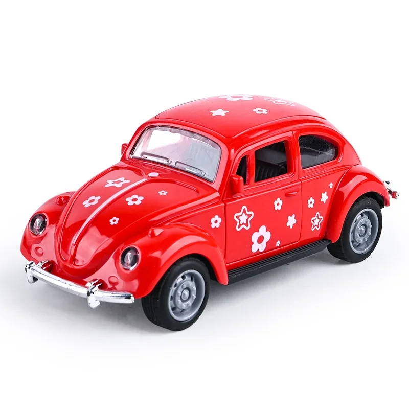 Beetle Inertia colorato mini modello di auto giocattolo go veicoli tirare indietro auto per bambini modello adulto regalo di raccolta