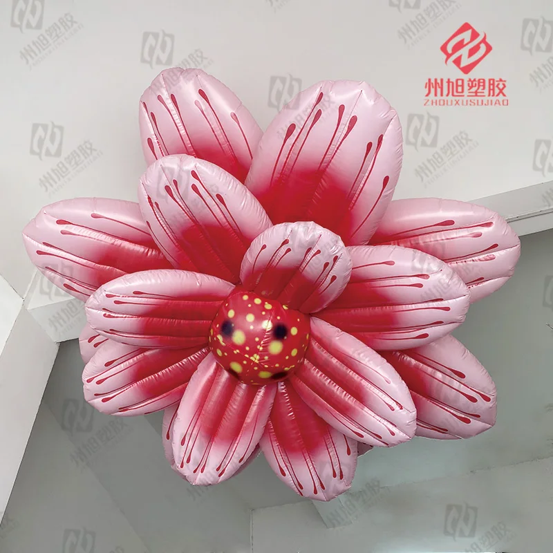 

Inflatable flower chain inflatable air model, 5 different styles of flowers, for wedding decoration shopping mall opening layout