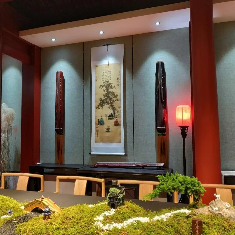 Performance grade guqin is not easy to crack pure handmade raw lacquer Fuxi Zhongni banana leaf beginner
