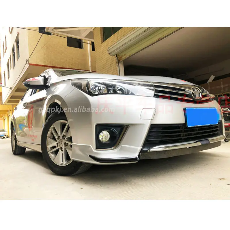 TRD Angle before version For 2014 and 2016 Toyota corolla front bumper lip corner protector body kit