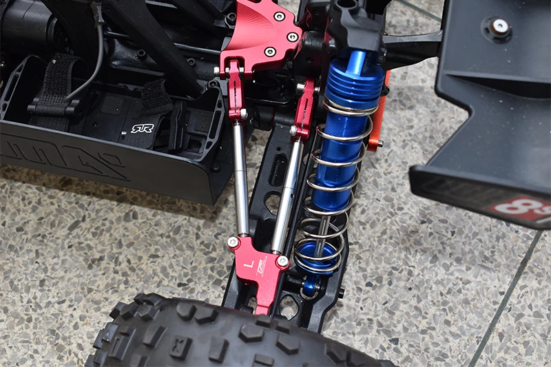 ARRMA 1/5 KRATON 8S ARA110002T1 aluminum alloy rear positive and negative tooth pull rod + fixed code combination