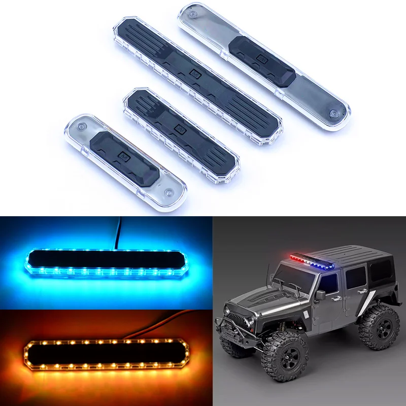 RC Car LED 5V Multi-modal Control Lights Police Car Lamp Flash for 1/10 Traxxas Trx4 FMS YIKONG 1/14 Tamiya Truck SCANIA VOLVO