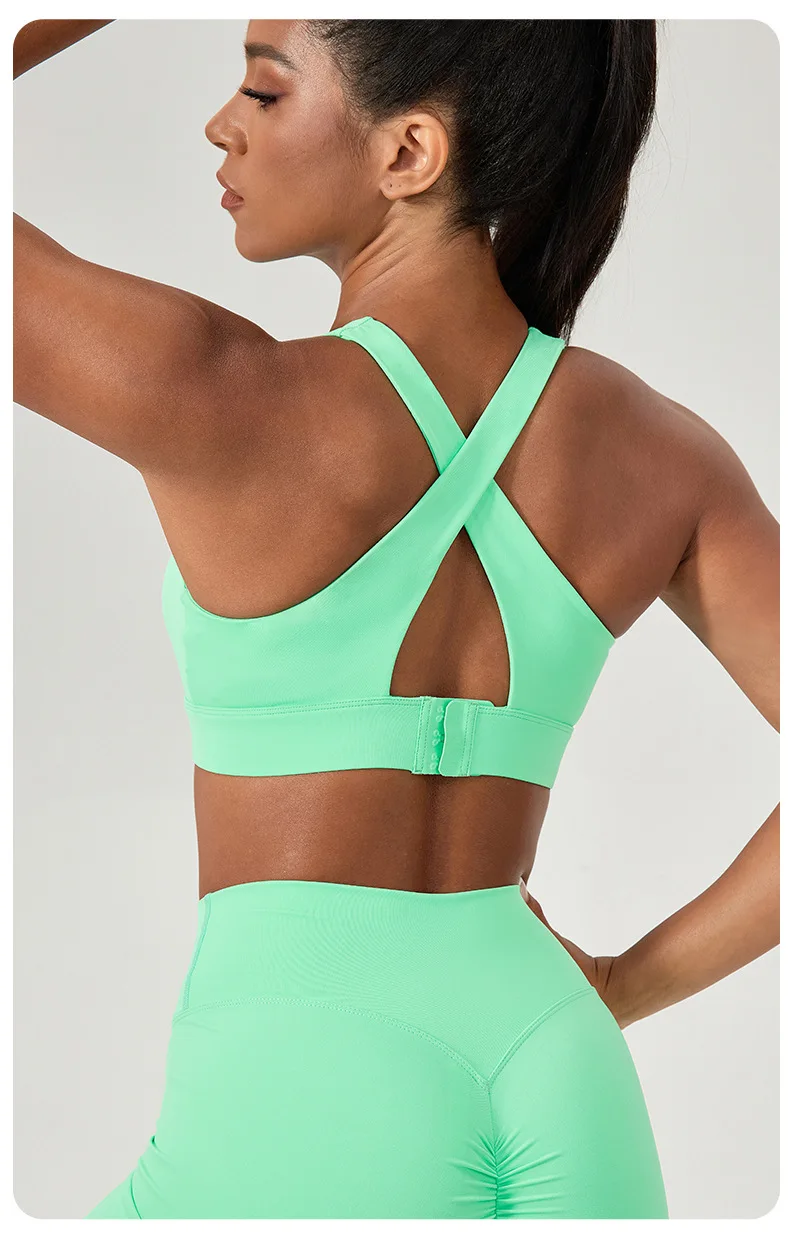 Zwei Stücke Fitness Yoga Set Frauen Einfarbig Sommer Gym Anzug Atmungsaktiv Schnell Trocknend Kurze Sportswear Workout Kleidung – Detail 6