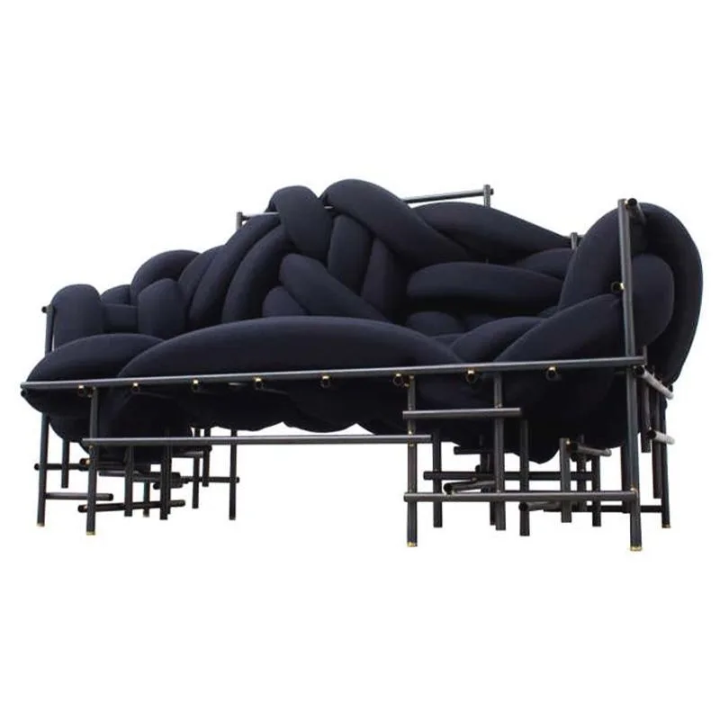Sofa Nordic simple modern light luxury special-shaped creative Internet celebrity villa new art metal leisure chair