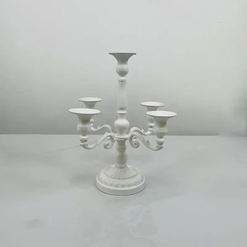 Metalen Kandelaar voor Bruiloft Tafeldecoratie Kandelaar Goud Wit Zilver 5 Armen 63 cm 73 cm 89 cm