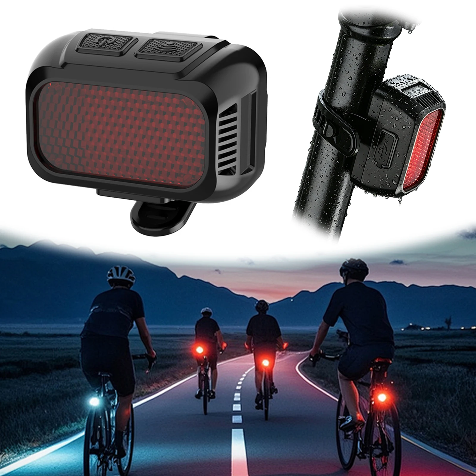 Type-C Powered Bicycle LED Saf - Mountain Biking Experience review and price