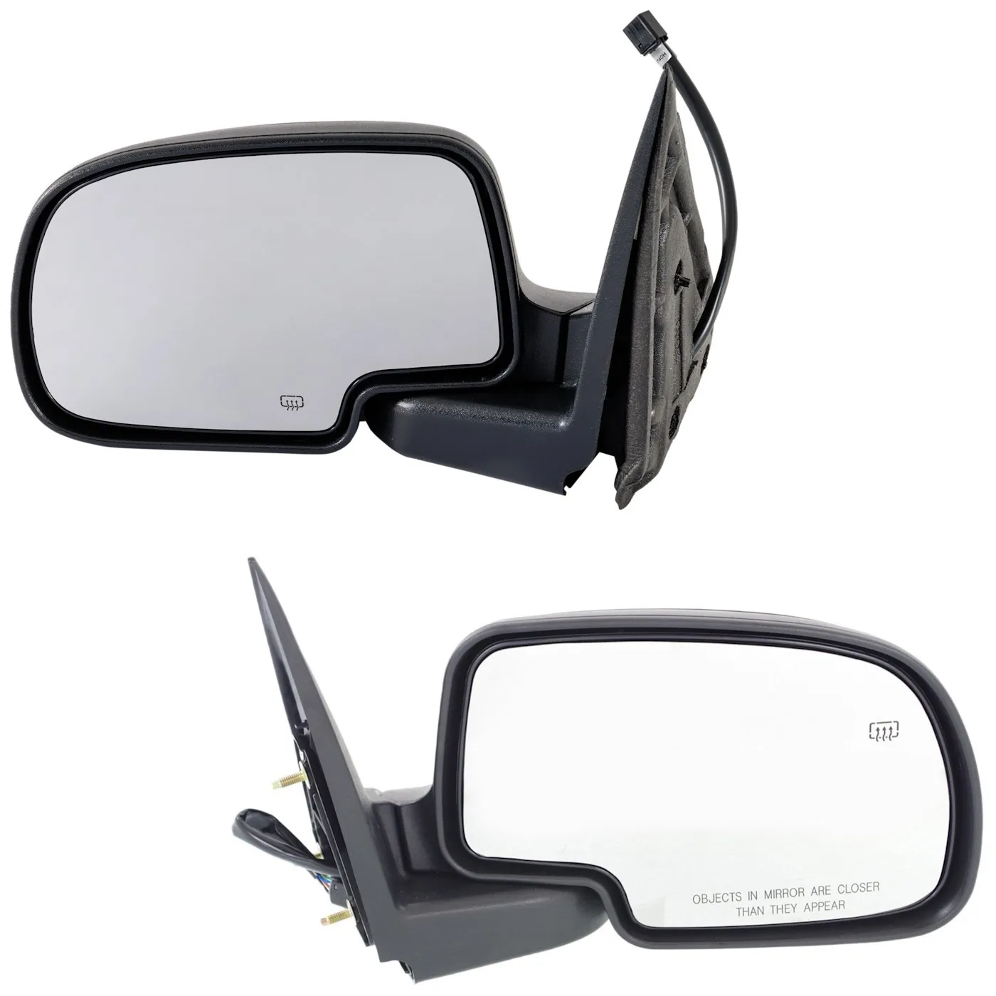 

Power Mirror Set For 99-02 Chevy Silverado 1500 01-02 2500 HD Heated Manual Fold