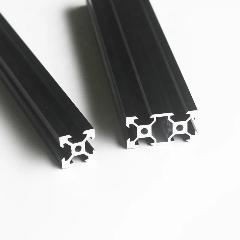 

Factory Supply High Quality 3D Printer Black aluminum V slot 2020 2040 Extrusion Profile