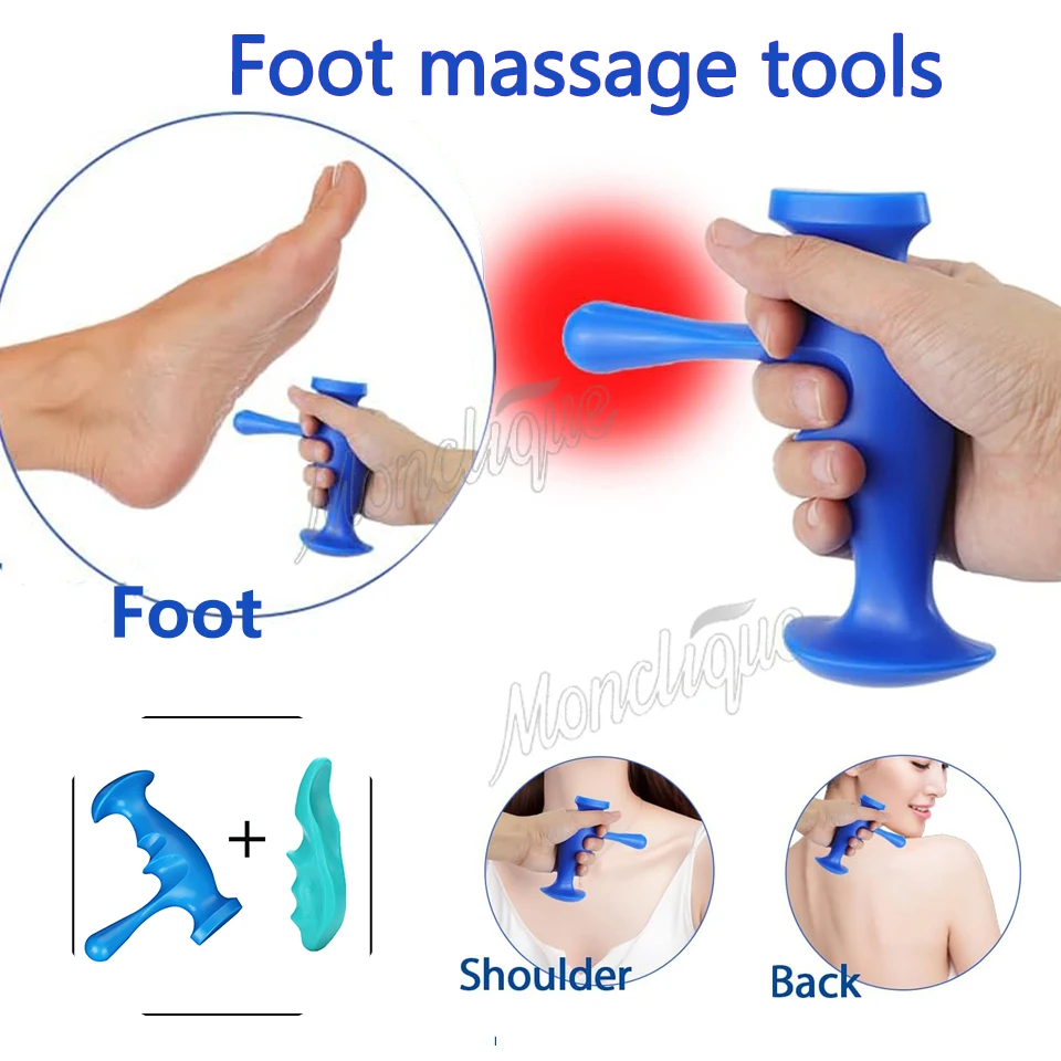 

Foot Shiatsu Massage Massager T-type Portable Stick Thumb Acupuncture Points Reflection Therapy Relaxation Muscles Anti-fatigue