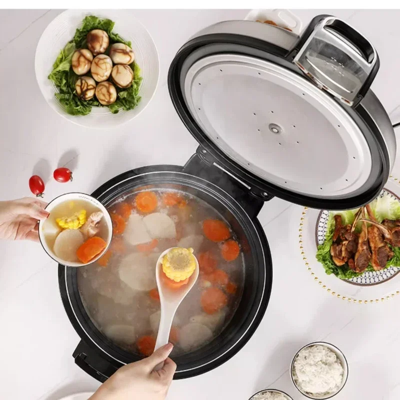 جهاز طبخ الأرز التجاري الكبير بسعة كبيرة جدًا، مثالي لمقاصف الفنادق