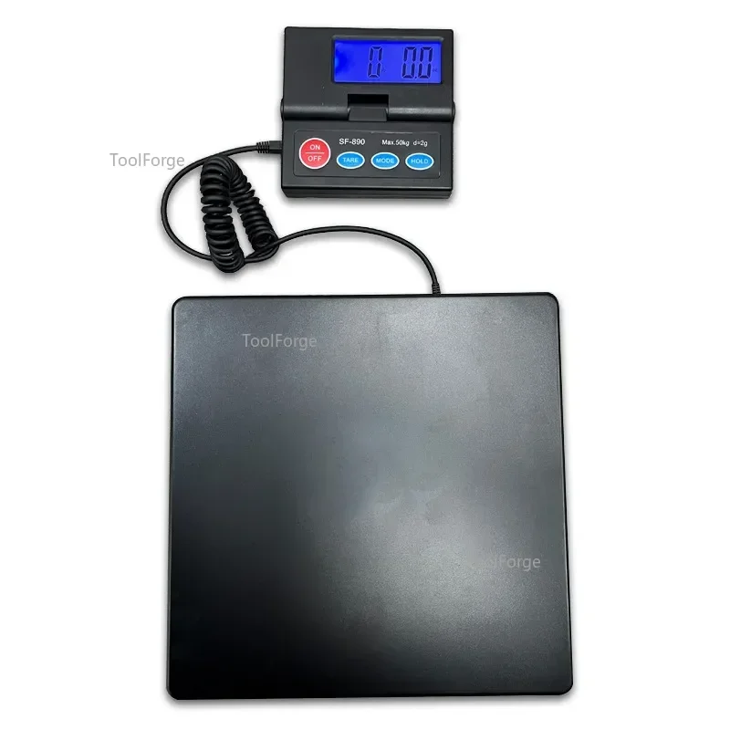 110 lbs 50KG Digital Postal Shipping Scale Electronic Balance AC/DC Powered Package Scale