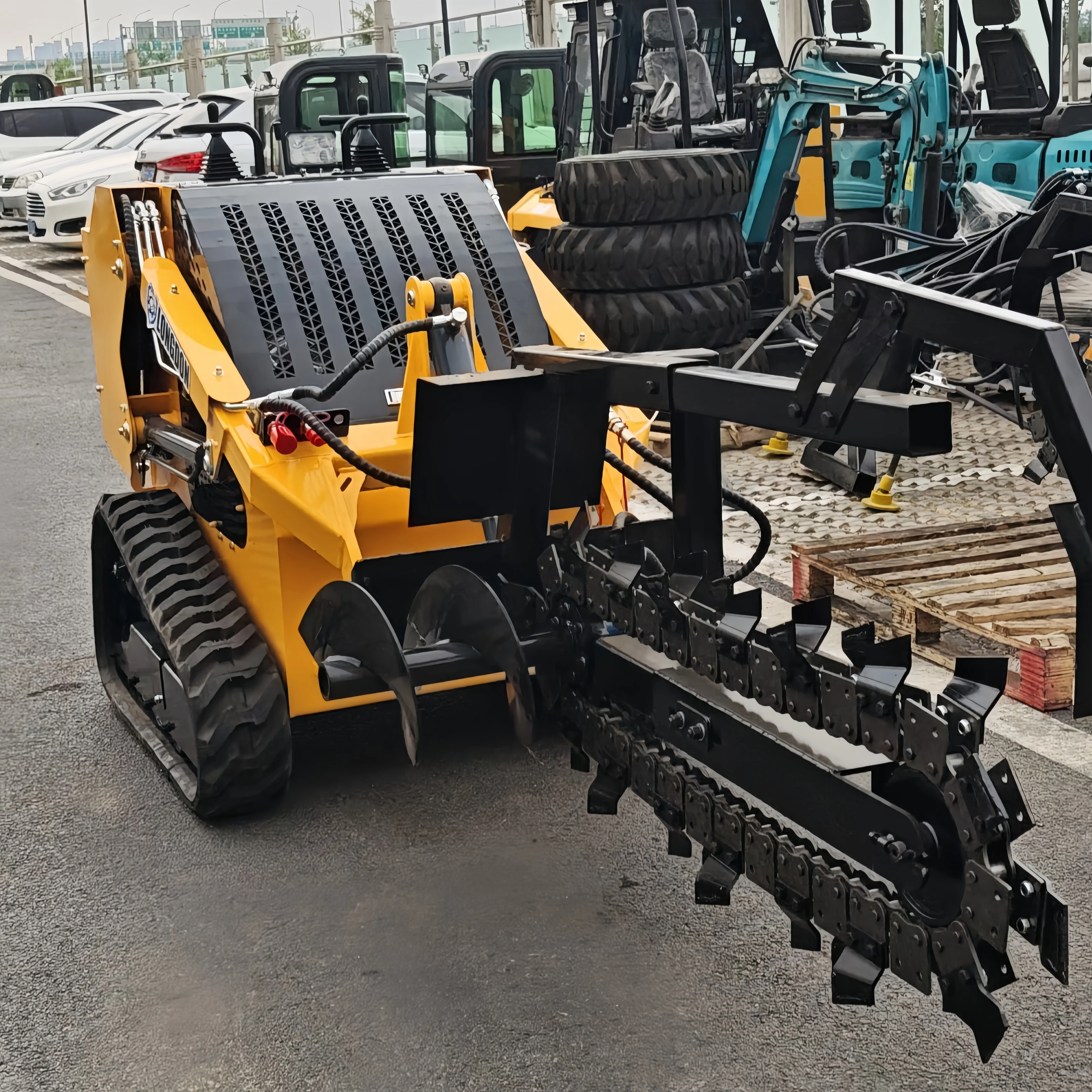 

2025Mini Skid Steer Loader for Imported Engine Forestry Machinery Small Loaders