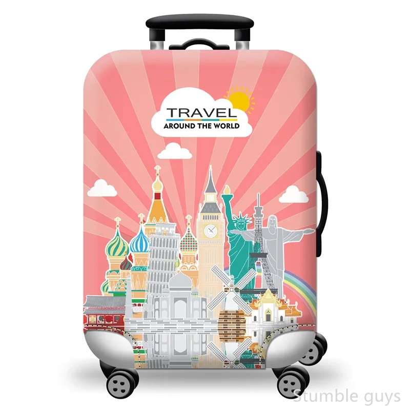 Premium Elastic Luggage Cover Washable Protective Dustproof Suitcase Sleeve Reliable Travel Accessory All Travel Types