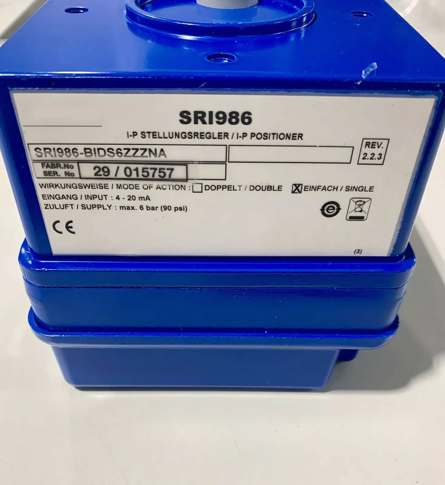 

Brand New SRI986-BIDS7ZZZNA One year warranty