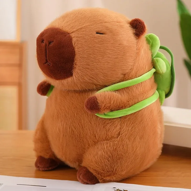 HOT Capybara Pluche Simulatie Capibara Anime Pluizige Speelgoed Zachte Pop Pluche Schattige Pop Knuffels Meisjes Kerst Verjaardagscadeau