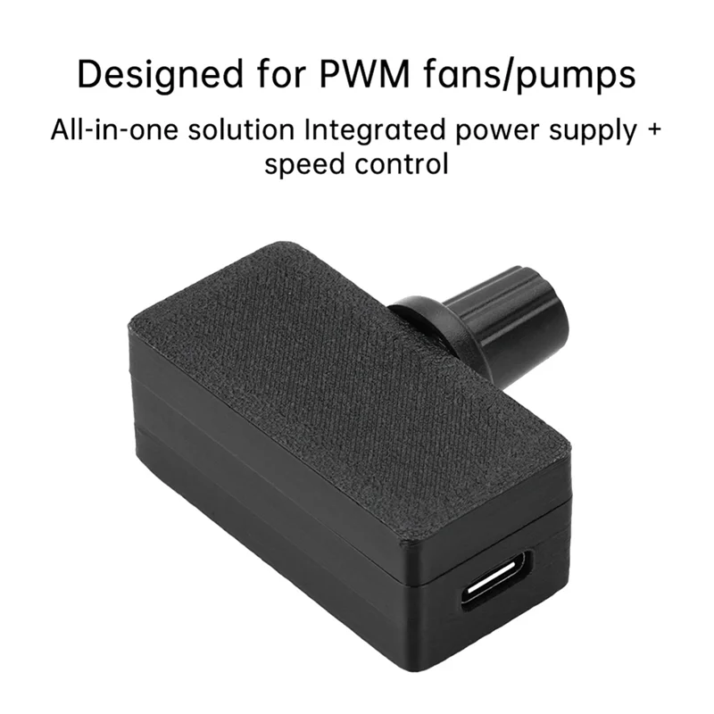 

12V 4-Pin Fan Speed Regulation DC Motor Speed Controller PWM Pulse Width Modulation DIY Heatsink Control Switch Type C