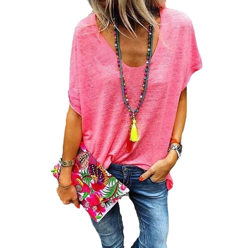 2025ebay Candy Lor Women's Vne ort Sve Tirt تحت خدمة التصميم المخصصة لتصنيع الملابس الشخصية