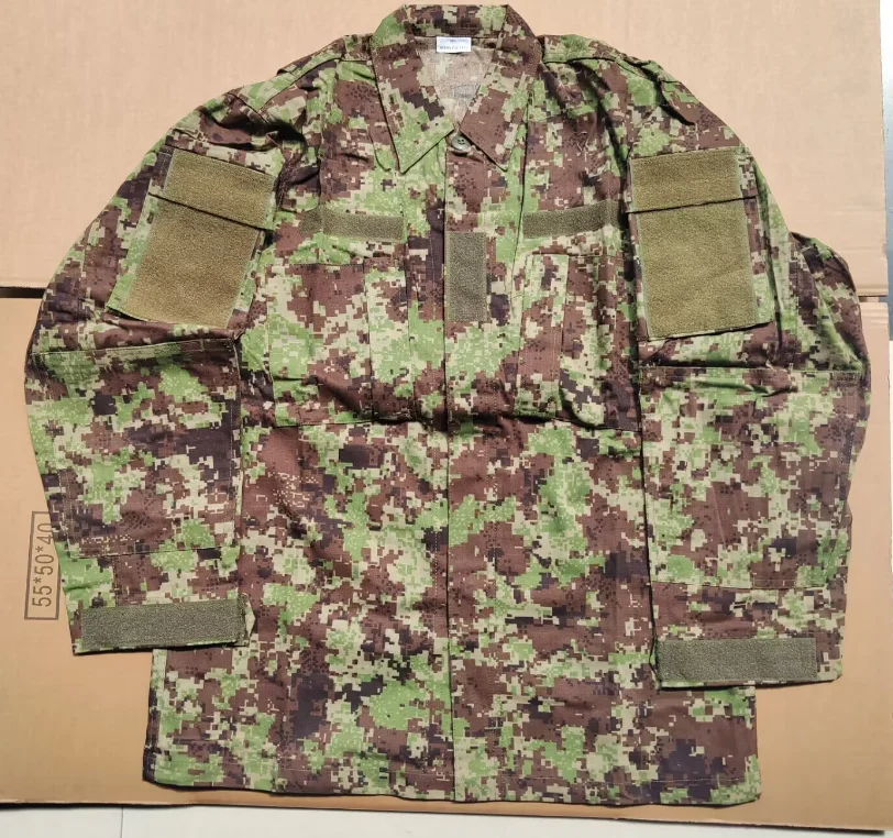 Afghan Camouflage Man Spring Suit Include Jacket Pants Green ACU cut