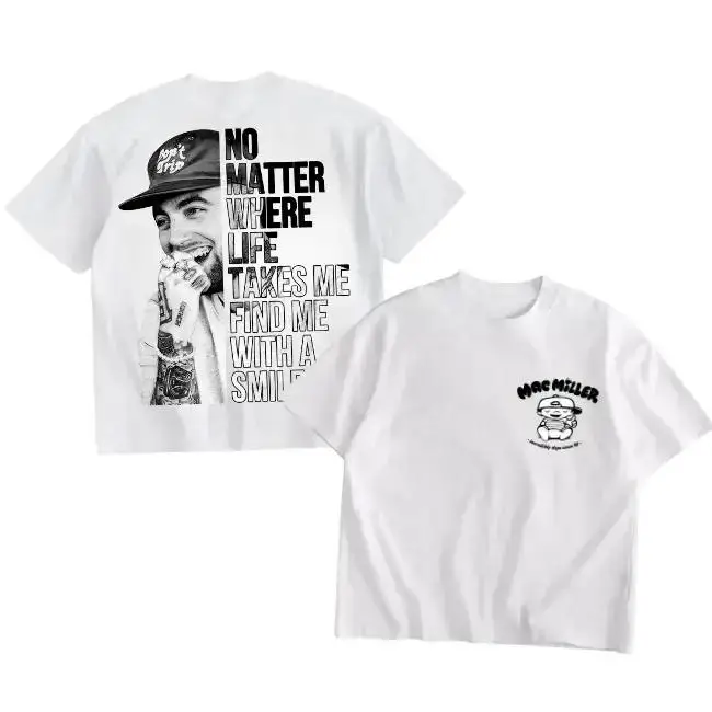 Mac Miller Tiny Desk Shirt, Don't Trip Hat Graphic Tee, Find Me with A Smile Quote, Retro Hip Hop Two Sided Rap Merch