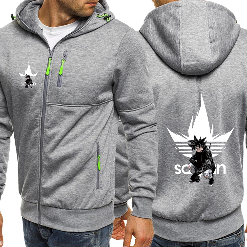 2026 Men's Goku Sweatshirt Hooded Coat Spring And Autumn Dragon Ball Logo print Premium Fabric Best Seller Skin-friendly Hoodies view 3