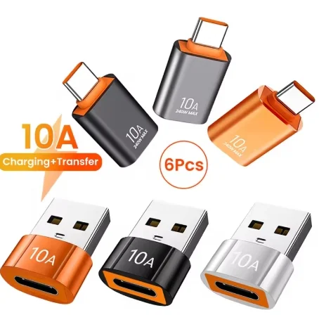 

10A USB 3.0 Type-C Data Adapter Type C OTG USB C Male To USB Female Converter For Macbook Xiaomi Samsung S20 Fast OTG Connector