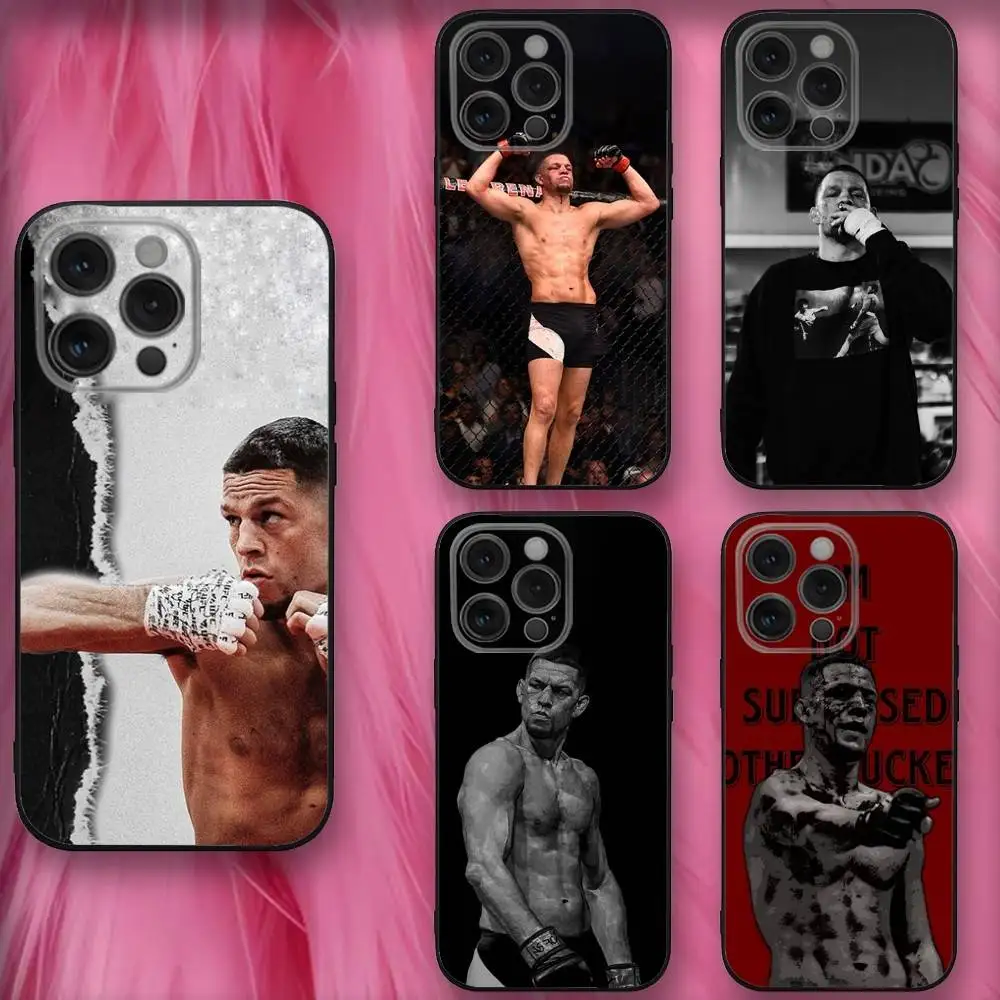 

N-Nates D-Diaz-zs Phone Case For iPhone 16,se4,15,14,13,12,11,Pro,X,XS,Max,XR,Plus,Mini Soft Black Cover