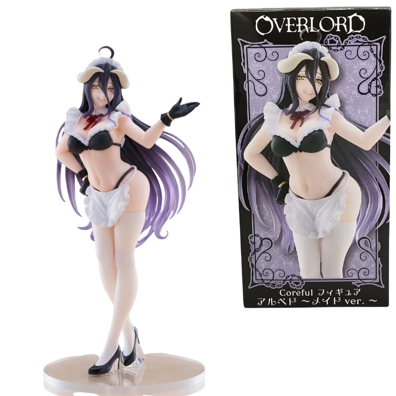 

Original Genuine TAITO OVERLORD 18cm Albedo Standing Figurine Collectible Model Doll Toys Gifts For Boy