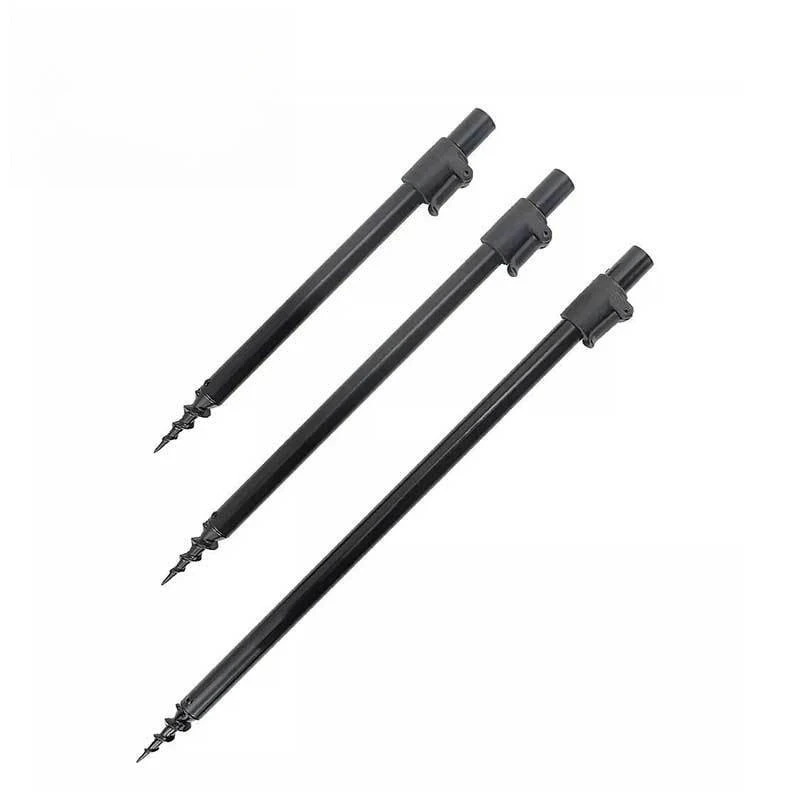 Sea Rod Bracket Ground Insert Aluminum Alloy Two Sections Retractable Fishing Rod Fishing Rod Fishing Supplies