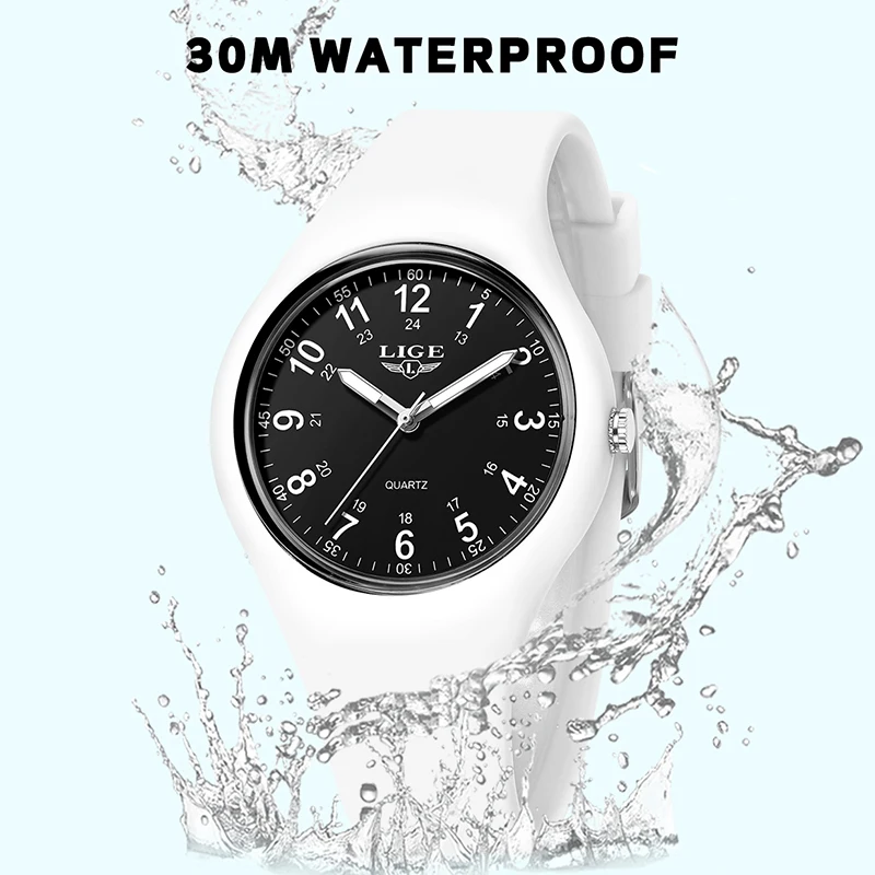 LUIK 2026 Eenvoudige Heren Horloges Voor Vrouwen Fashion Casual Quartz Horloges Waterdicht Lichtgevende Siliconen Horloge Dames Geschenken Reloj