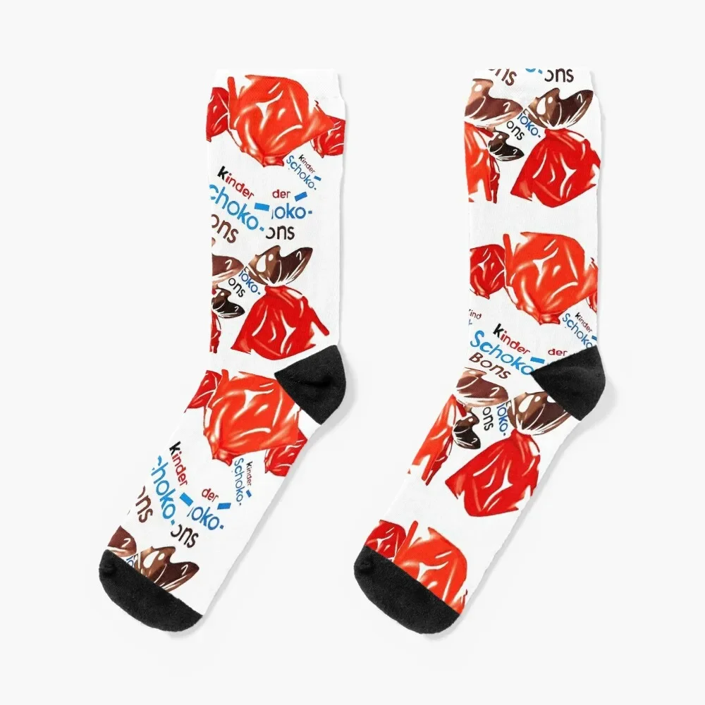 

Delicious Schokobons Kinder Socks kawaii custom sports Toe sports floor Woman Socks Men's