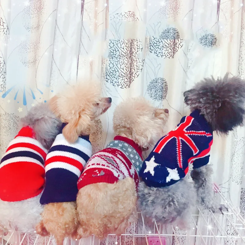 Warm Chihuahua Puppuy Dog Sweater Winter Pet Clothes For Small Dogs Yorkshire Dachshund Cat Pullover Mascotas Clothing Costume_voghion.com