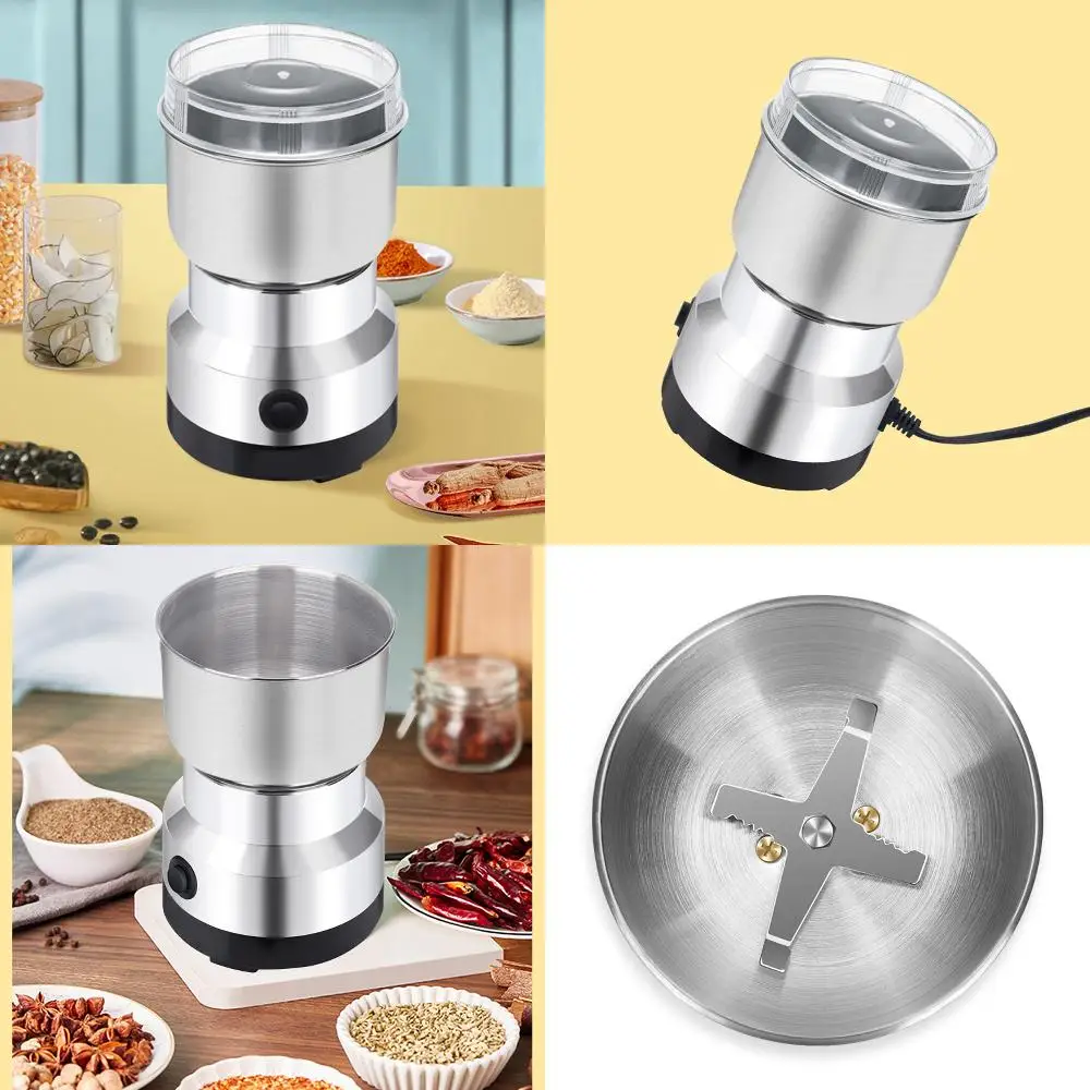 Многоцелевой инструмент для измельчения кофейных зерен, фрезерный станок из нержавеющей стали, семена, специй, трав, орехов, кофемолка