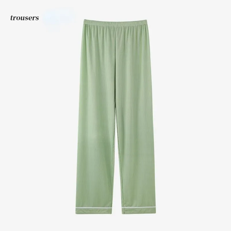 Girls 2-piece Minimalist Pajamas 2024 Spring Autumn New Cartoon Home Wear Long Sleeve Pants Women Japanese Casual Loungewear Set