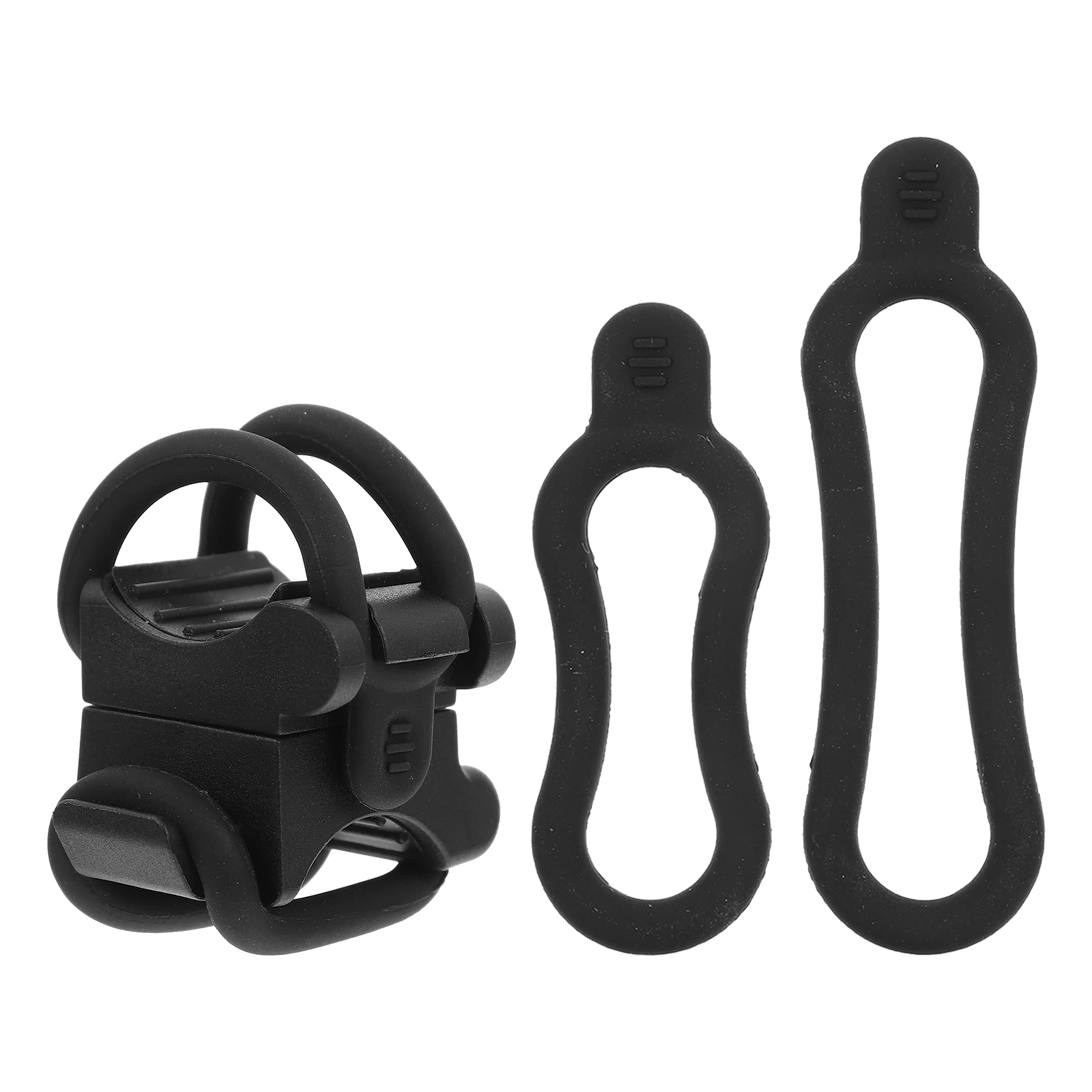 

Bicycle Flashlight Durable Plastic Flashlight Bracket H Bracket 360 Degrees Rotatable Mounting Holder Bike Cycling St