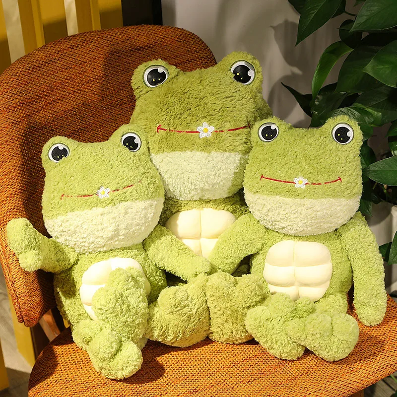 

Cute Frog Soft Plush Throw Pillow Kawaii Frog Stuffed Toy Jigua Frog Plush Toy Gifts For Kids