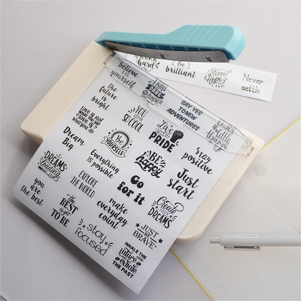 Fromthenon 1pc mini cortador de fotos cortador de papel de 6 polegadas com escala de grade ideal para fotos artesanato escola material de papelaria de escritório