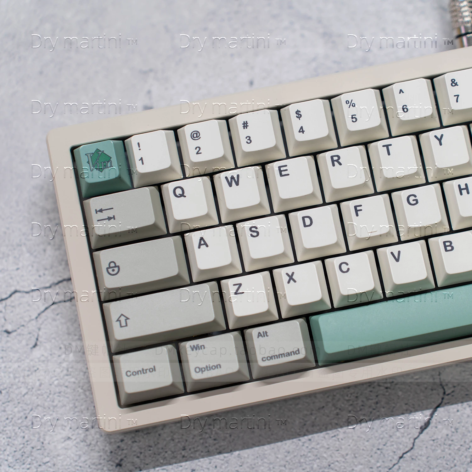 ملحق Retro Keycap Mac الأصلي مادة PBT عالية التسامي 61 68 75 84 87 98 إلخ