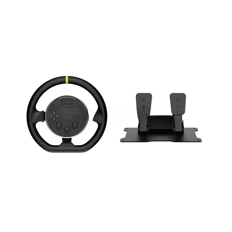 Pedals PC Car Racing Driving Simulator，Direct Drive 5Nm Base Gaming Steering Wheel