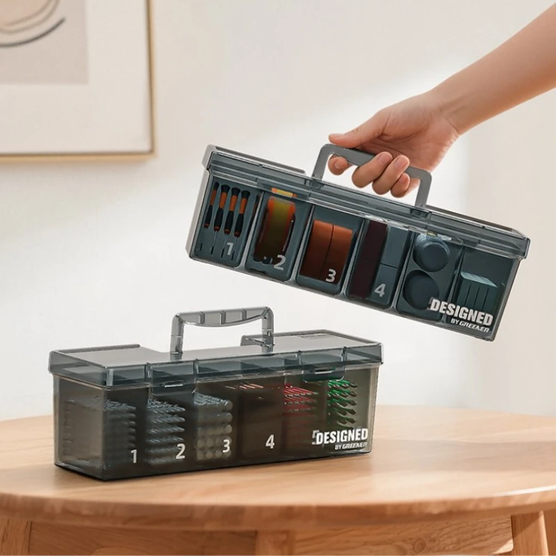 ネジ部品ボックス、電子部品分類ツール、ハードウェアアクセサリ、プラスチックコンパートメント、長方形の収納ボックス