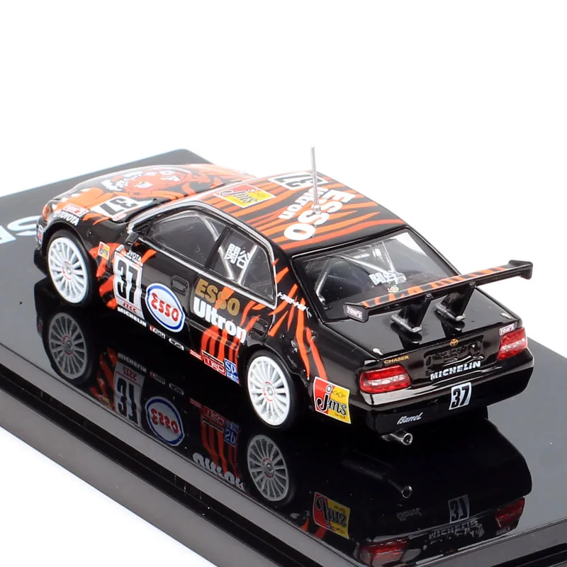 مقياس 1/64 تويوتا تشيسر 1998 JTCC ESSO # 37 زينت # 36 نموذج سيارة Tom's Touring GP Diecasts ولعبة المركبات هواية اليابان HJ64 نسخة طبق الأصل #6