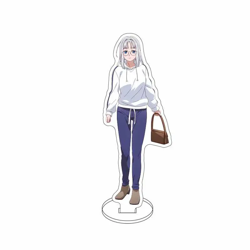 Soporte de figura acrílica de 16 cm, diseño de anime: ¡las chicas de Hokkaido son adorables! Tsubasa Shiki Minami Fuyuki Sayuri Akino: adornos y regalos de cosplay.