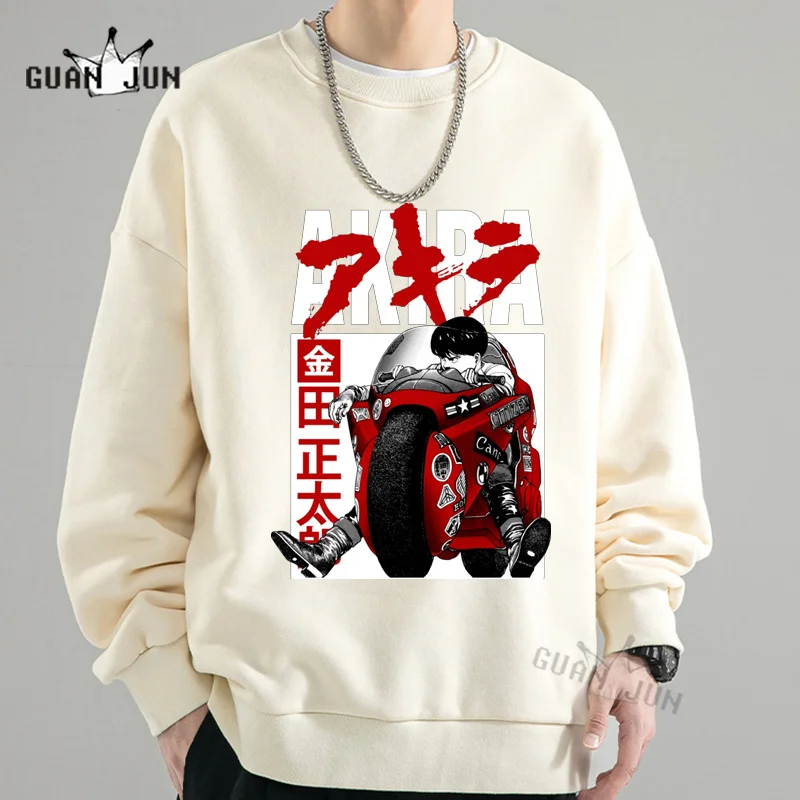 

Japanese Anime Akira Hoodies Men Cartoon Kaneda Shotaro Motorbike Graphic Streetwear Unisex Tops Sweatshirts Male Clothing