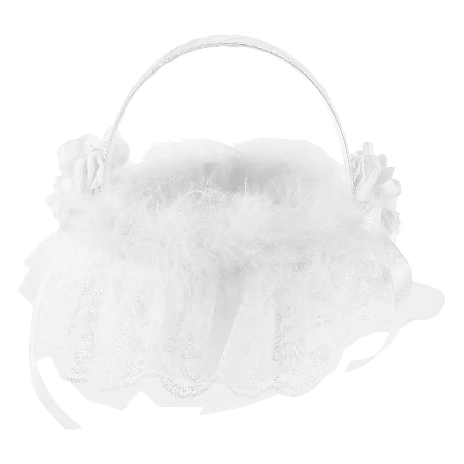 Western Style Wedding Flower Basket for Flower Rustic Handheld Petal Scatterer Ceremony Supply Elegant Tabletop Fruit