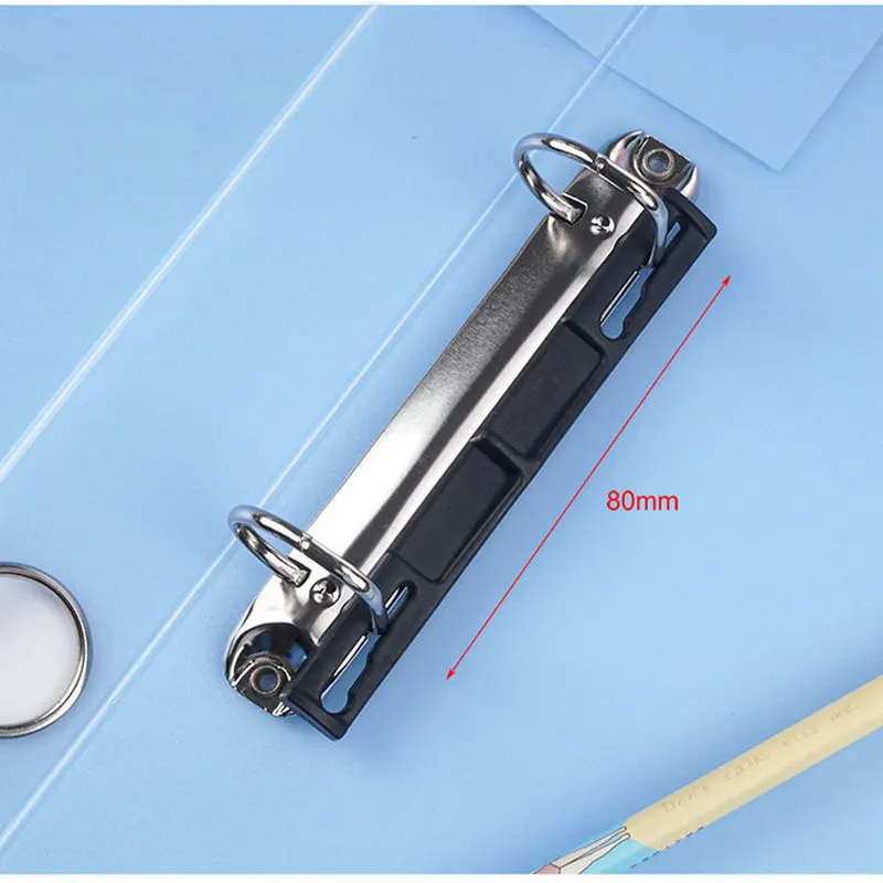 Picture 3: Clear Plastic Files A4 Binder 2-Rings Folder For Documents A4 Paper File Organizer 2-Ring Binder A4 Filing Cabinet