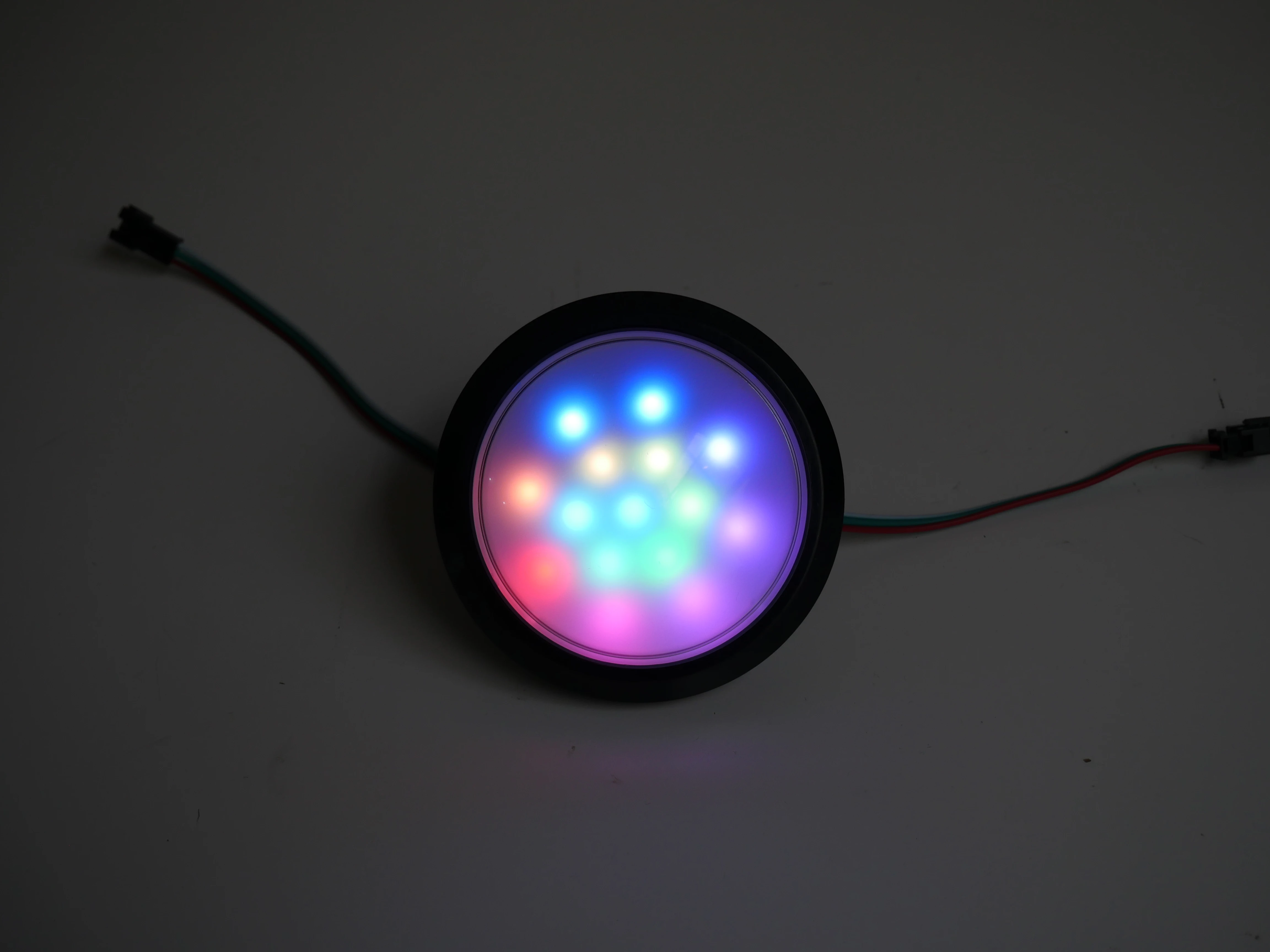 Coin-0perated Arcade DIY 5V RGB button Kit 2/4 Player Naughty Beans chaos Strike-a-ight Redemption Catch Light Game RGB button