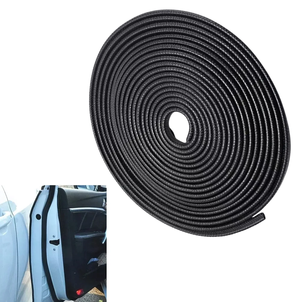 12M Universal Car Door Edge Guards Strip U Type Rubber Car Door Protector Edge Scratch Protector Strip Sealing Guard Car Styling